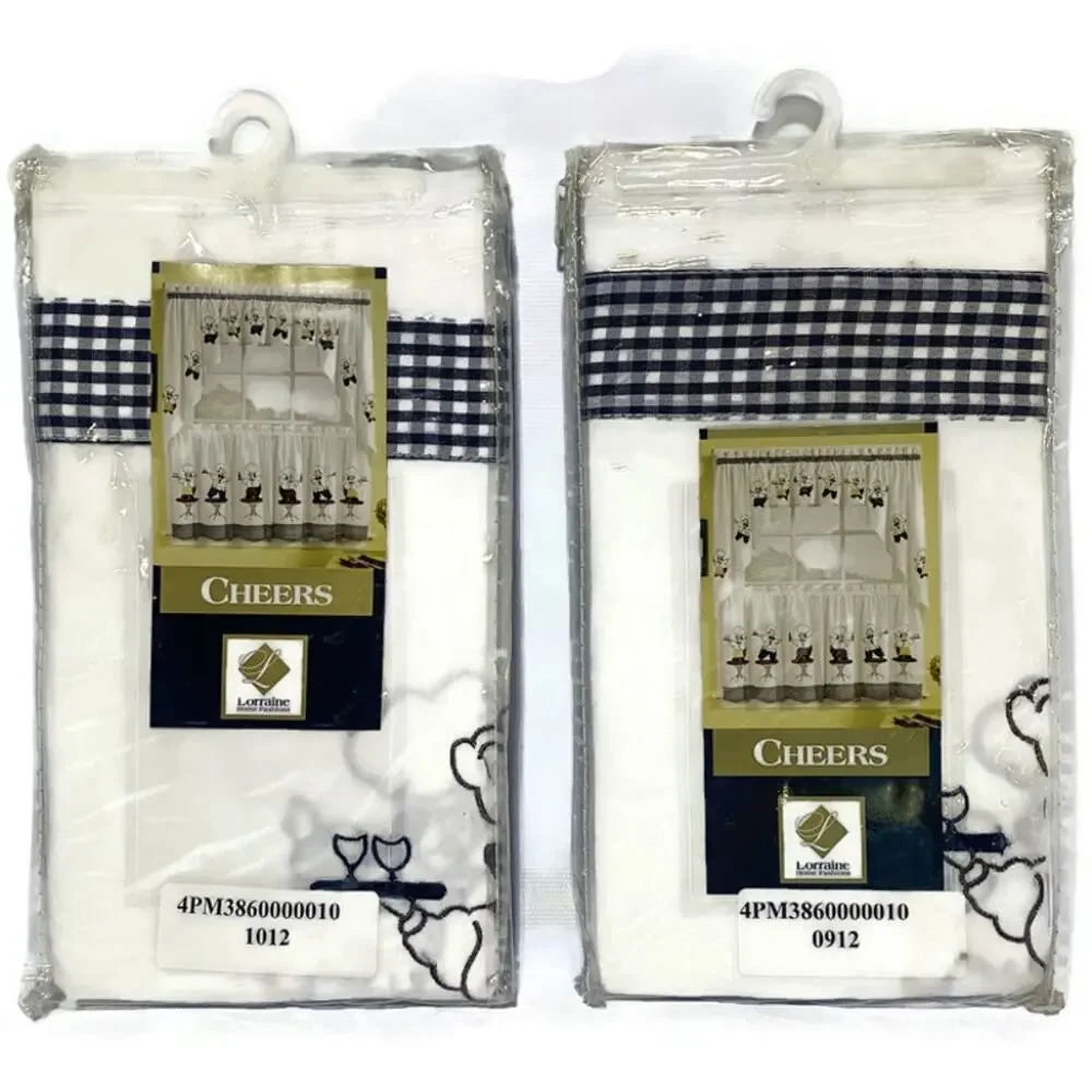 Lorraine Home Fashions Window Valance Set of 2 Cheers Design #337 60